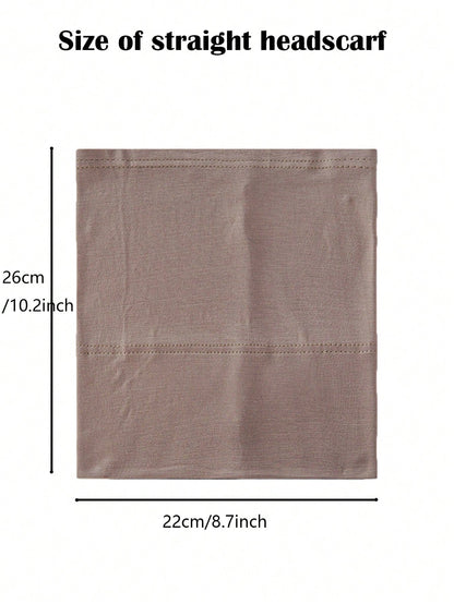 Set 2 pièces Hijab et Sous-Coiffe Modal - Couleur Unie