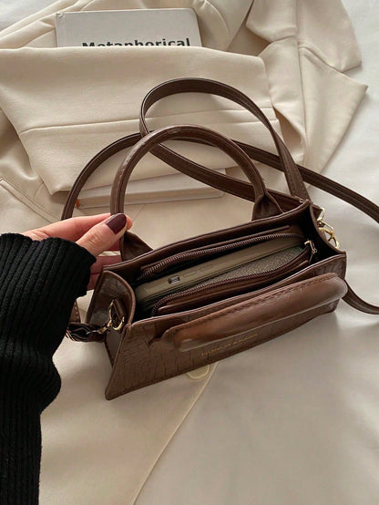 Sac bandoulière carré minimaliste pour femme
