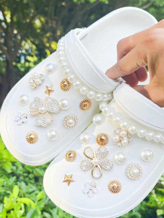 26 boutons décoratifs amovibles pour sabots DIY