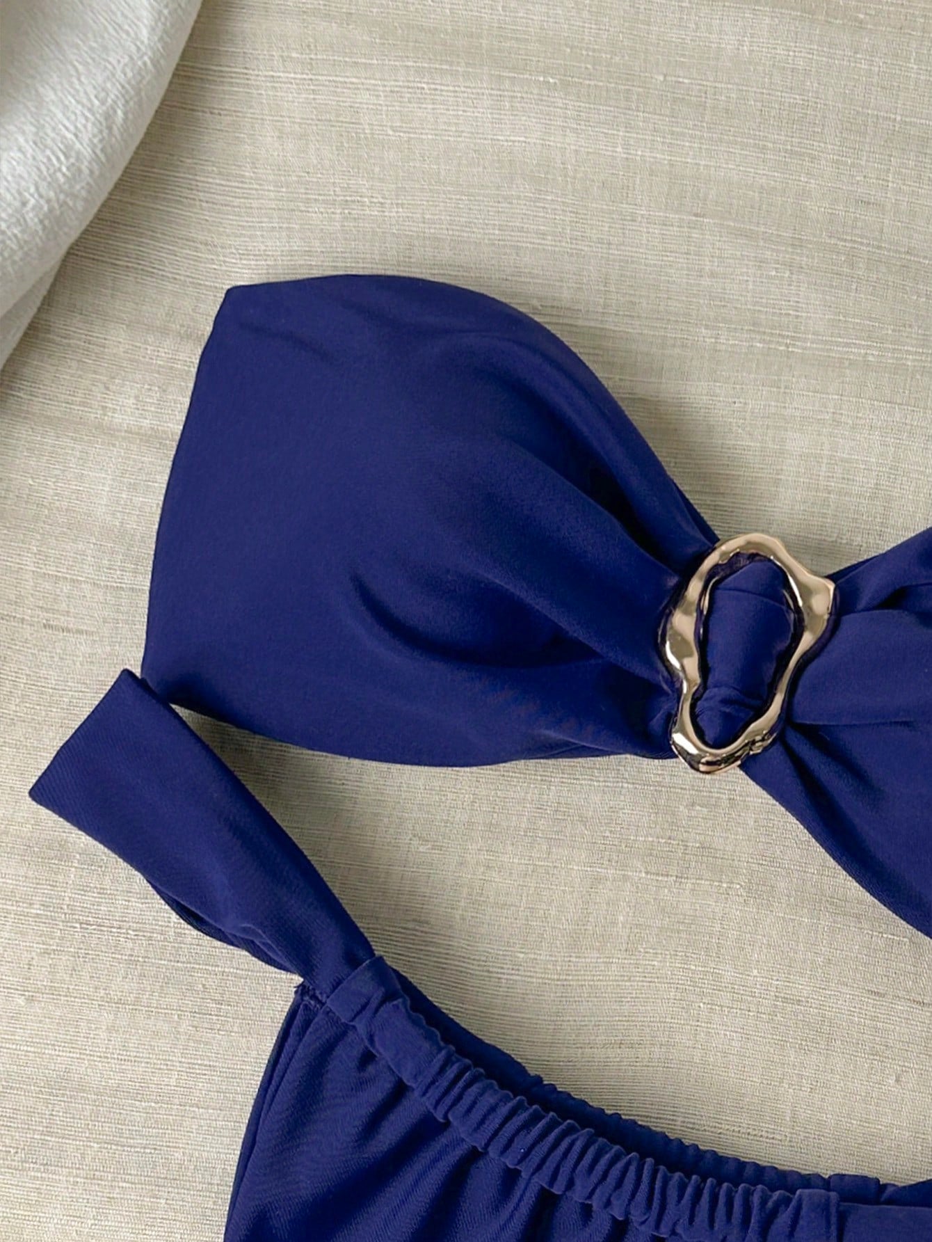 Maillot de bain bandeau string pour femme