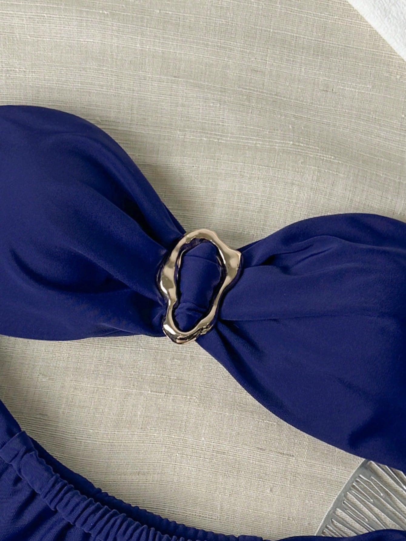 Maillot de bain bandeau string pour femme