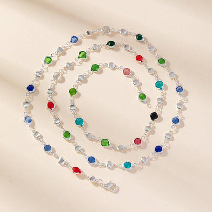 Collier pendentif doré/argenté brillant - 1 pièce
