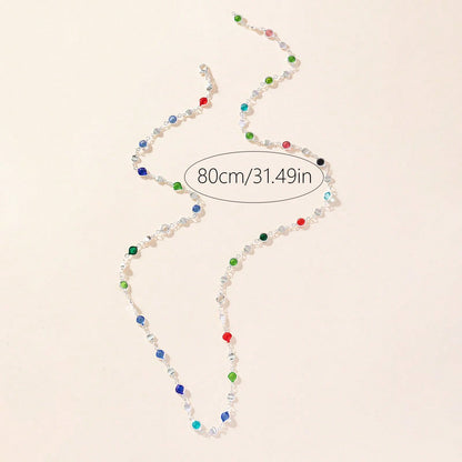 Collier pendentif doré/argenté brillant - 1 pièce
