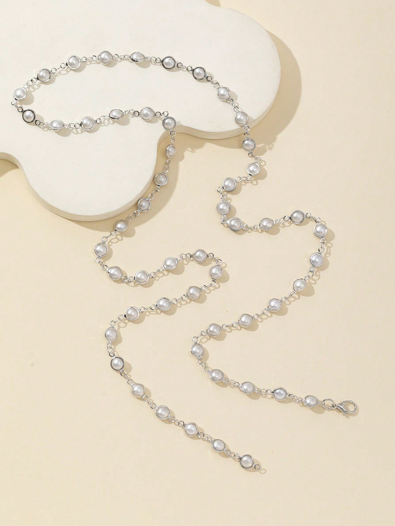 Collier chaîne Y doré/argenté avec pendentif brillant