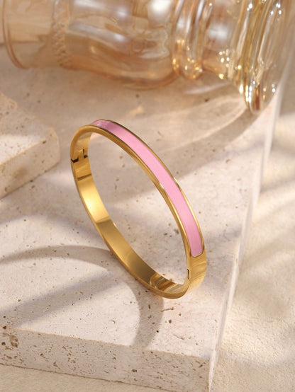 Bracelet tressé en acier inoxydable pour femme