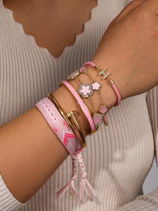 Bracelet et sangle poignet acier inoxydable pour femme
