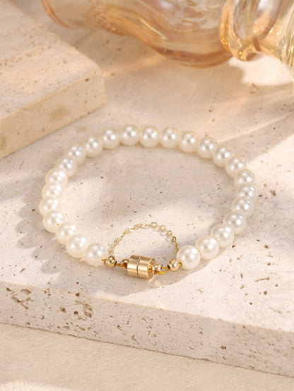 Bracelet tressé acier inoxydable pour femme