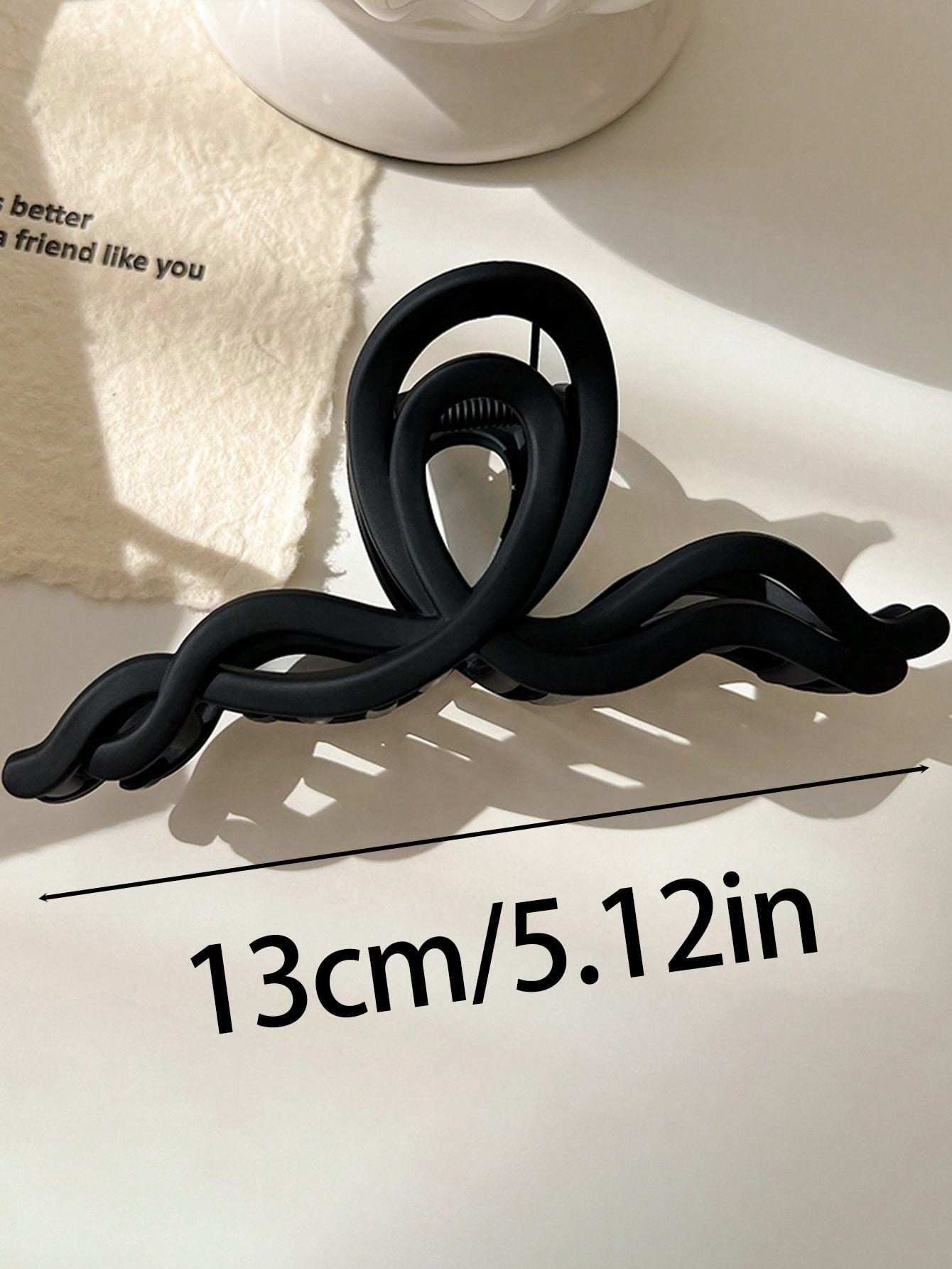 Pinces à cheveux 13 cm - Lot de 4 couleurs - Design vague