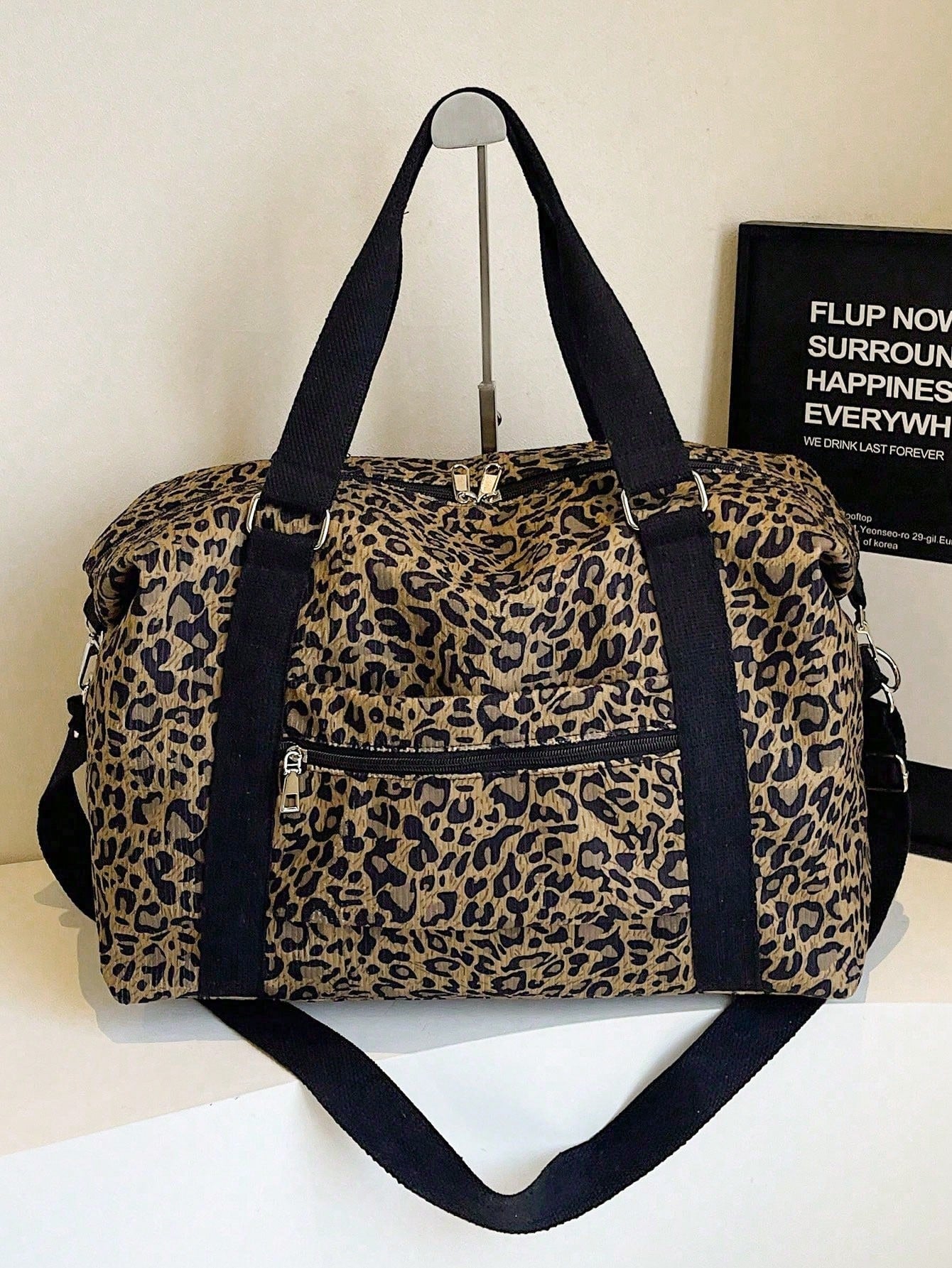 Sac de voyage pliable grande capacité en polyester léger