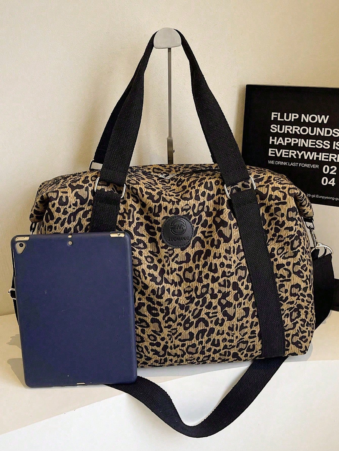 Sac de voyage pliable grande capacité en polyester léger
