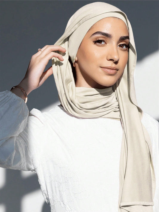 Set 2 pièces Hijab et sous-cap modal - Doux et respirant