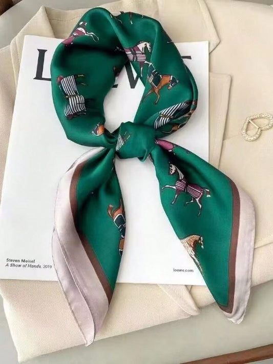 Bandana femme 70 cm satin soyeux