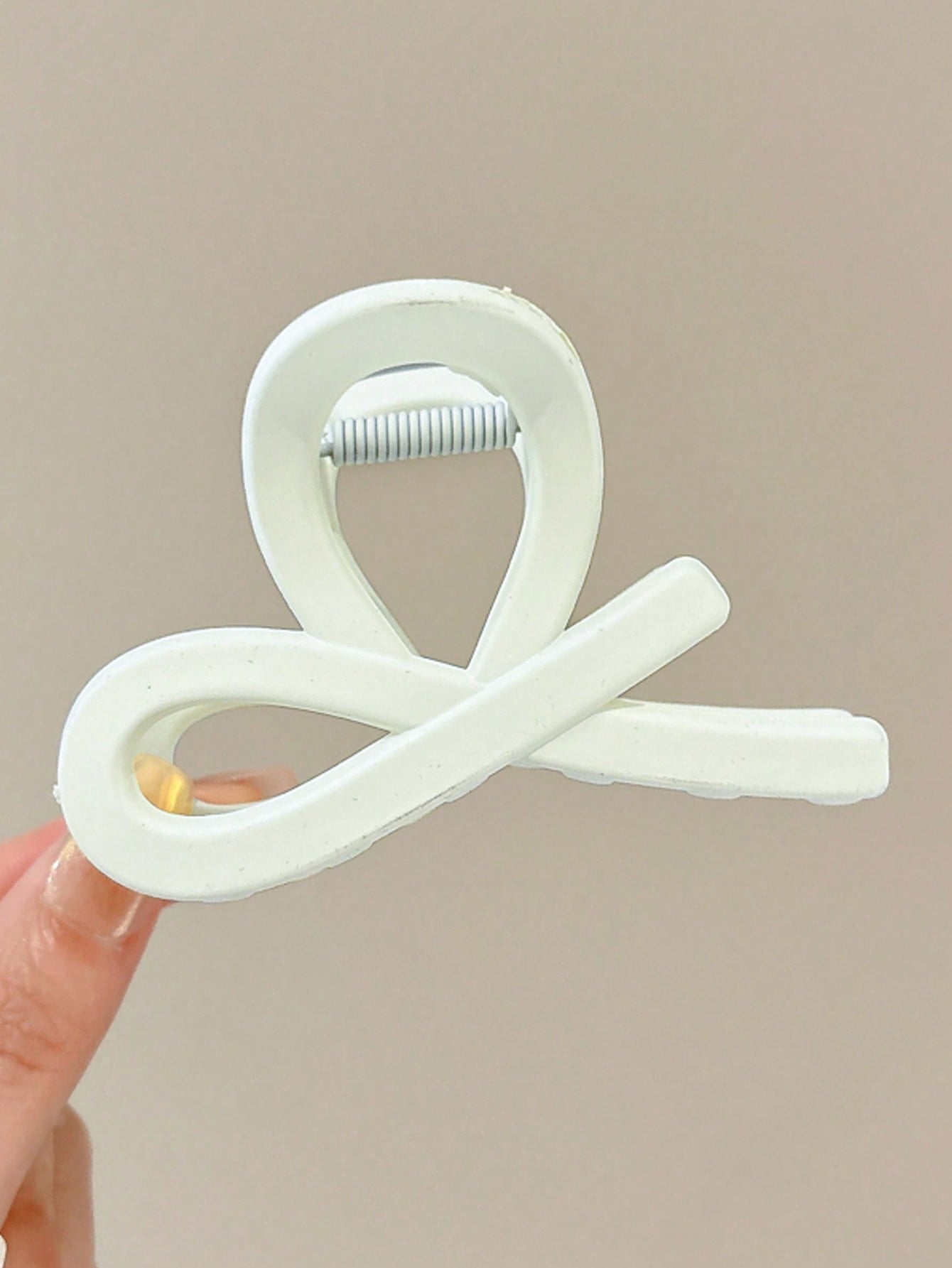 Pinces à cheveux nœud mat - Lot de 4 - 7,5 cm