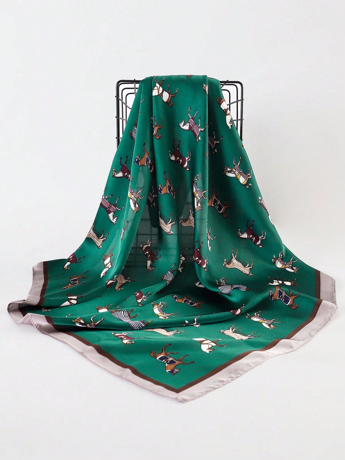 Bandana femme 70 cm satin soyeux