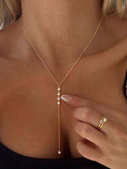 Collier en or serti diamants pour femmes