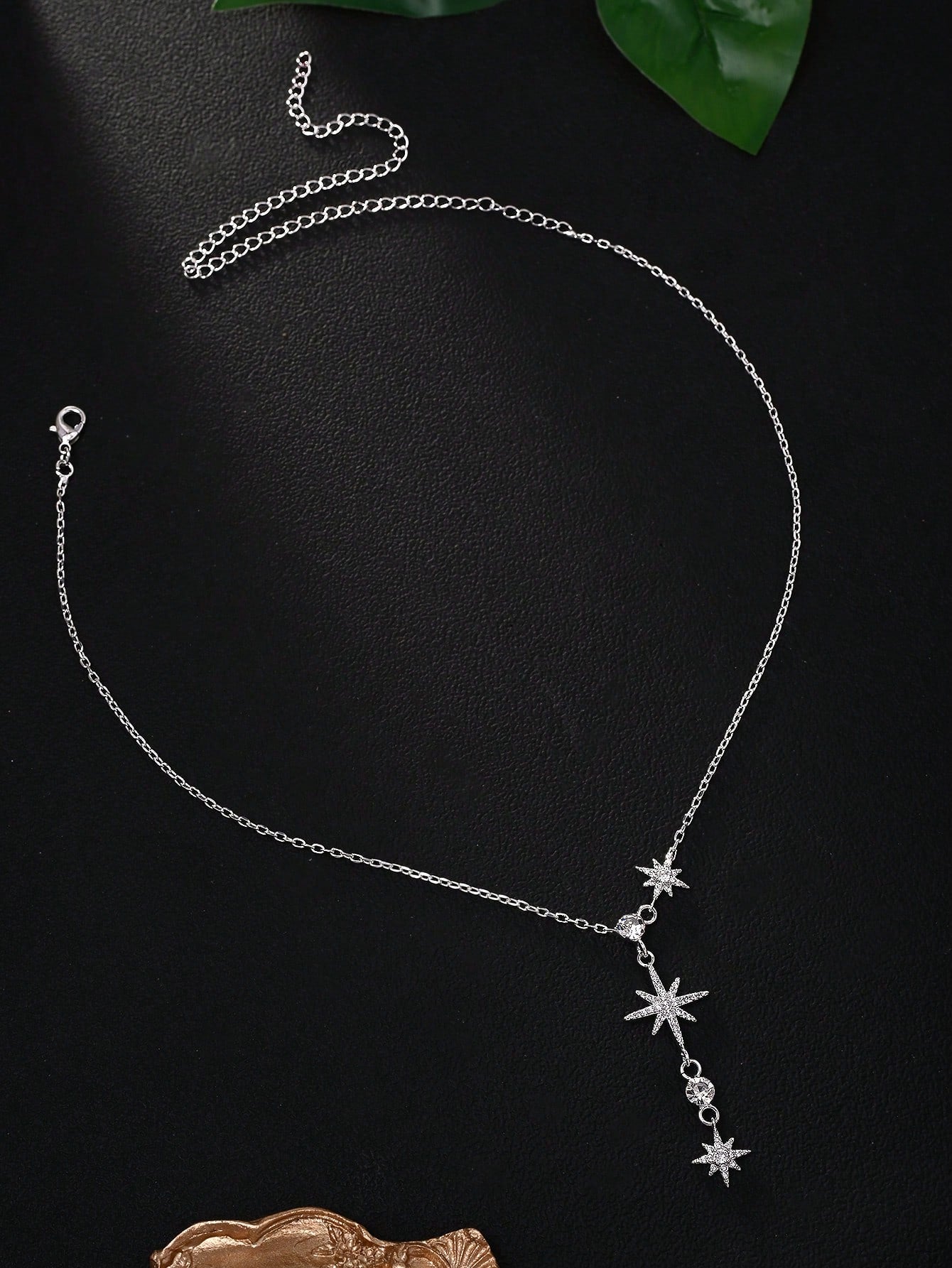 Collier ras-de-cou étoile zirconia pour femme