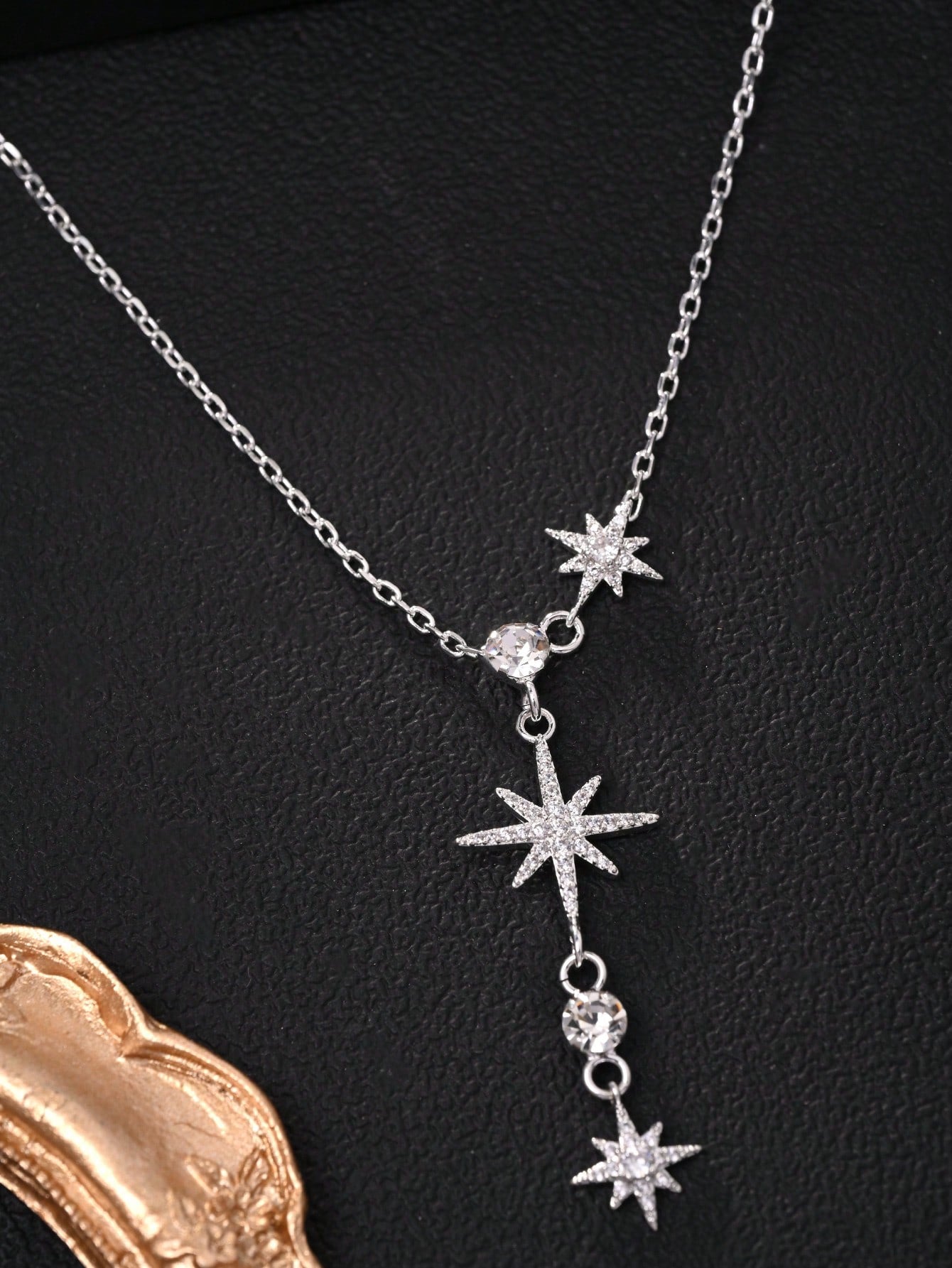 Collier ras-de-cou étoile zirconia pour femme