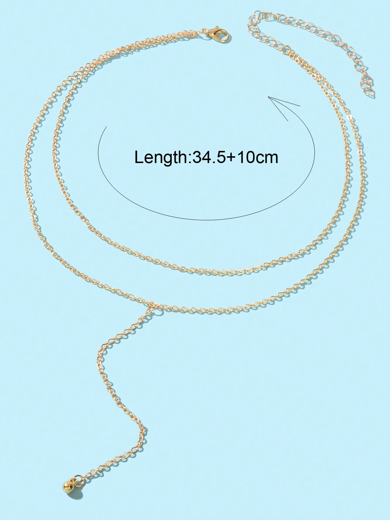 Collier multicouche perles plaqué or - Cadeau féminin