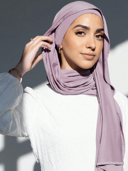 Ensemble 2 pièces hijab et sous-cap microfibre - Jersey doux et respirant