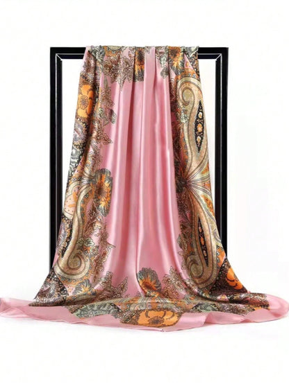 Foulard carré imprimé 90 cm - Polyvalent et tendance