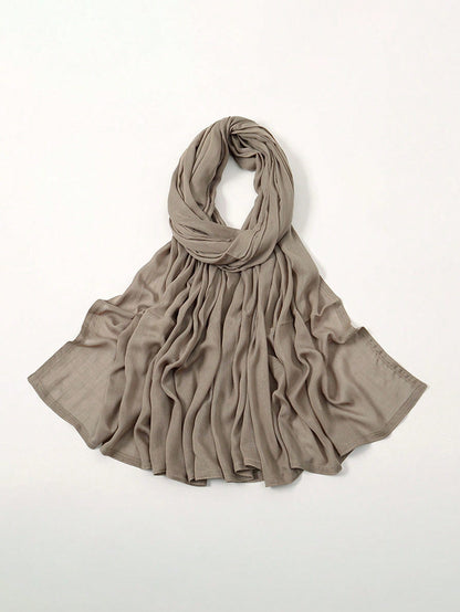 Foulard viscose femme unie anti-UV