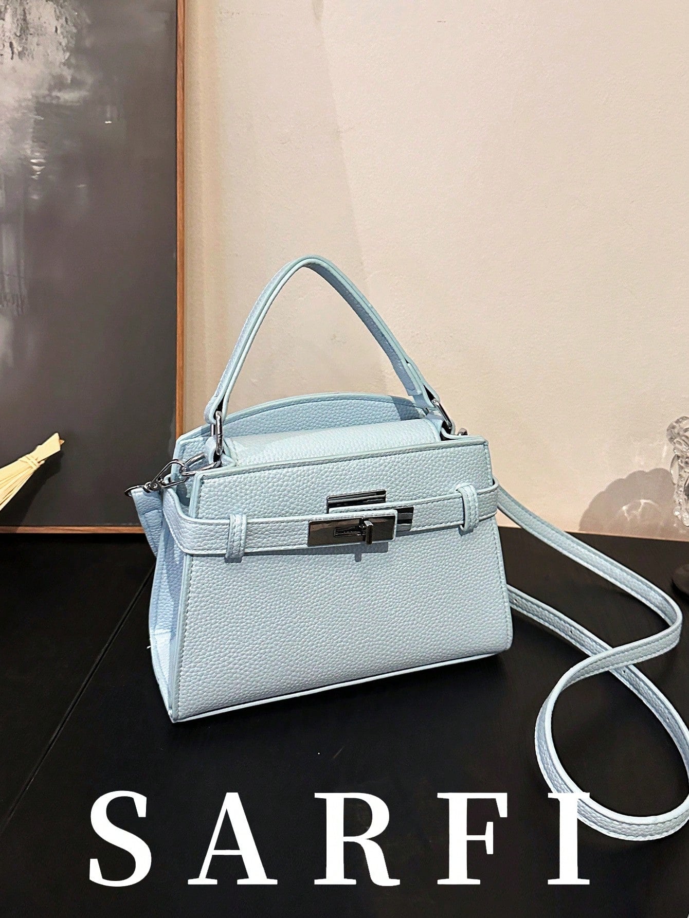Sac bandoulière femme PU imperméable avec bandoulière réglable