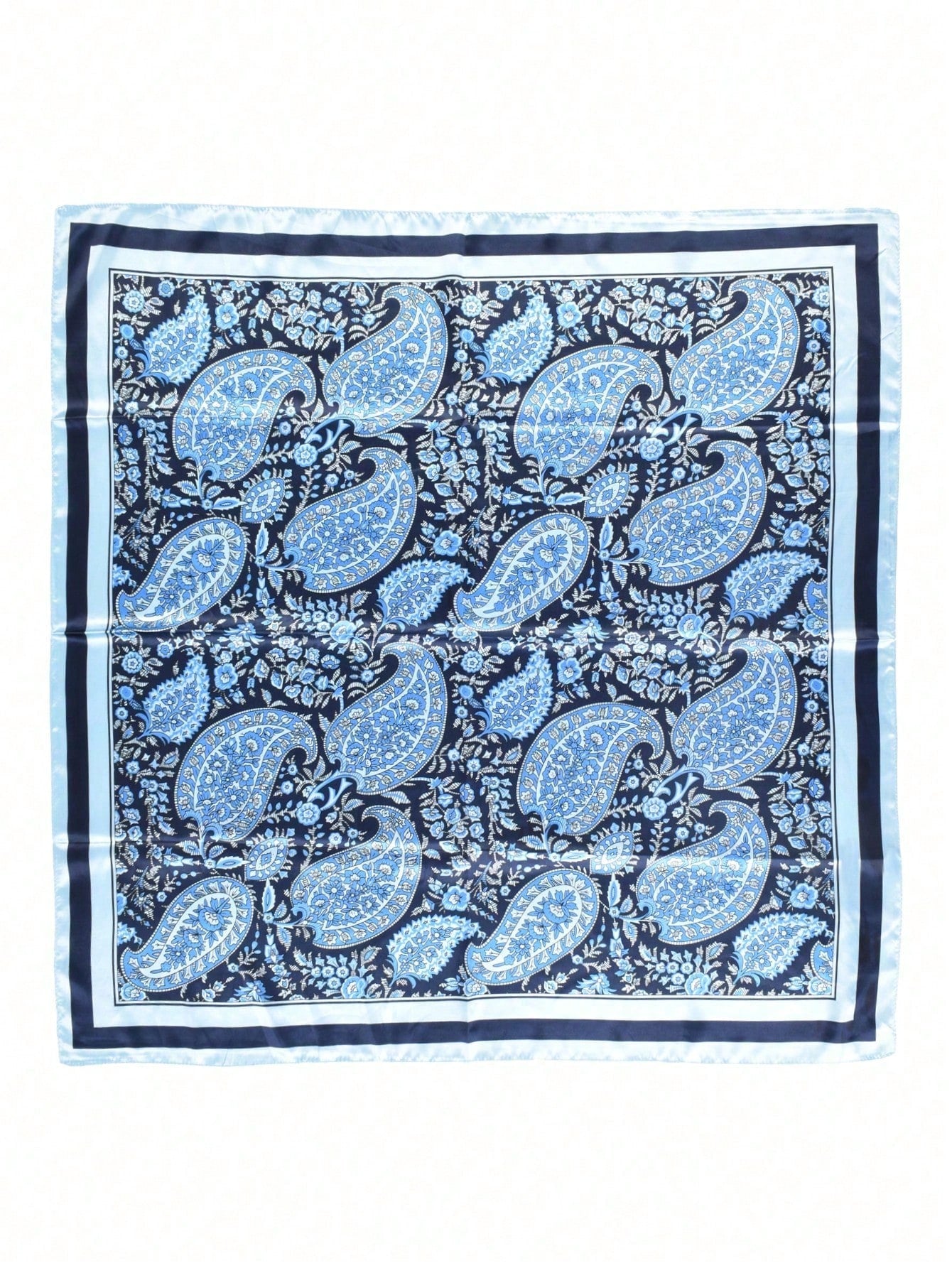 Foulard carré imprimé noix de cajou pour femmes