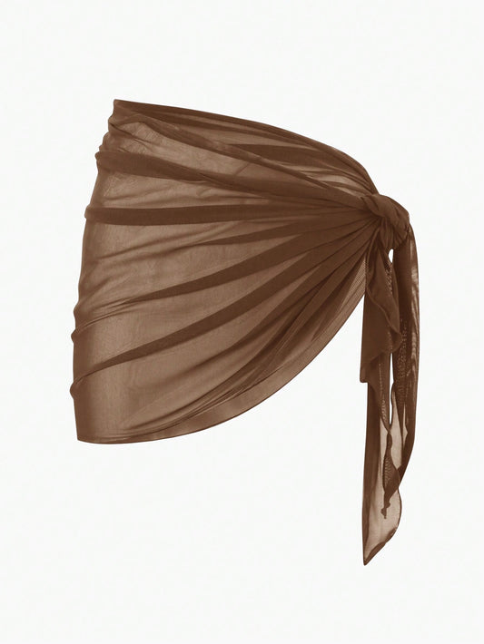 Jupe de recouvrement maille pour plage