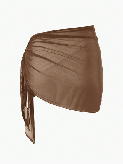 Jupe de recouvrement maille pour plage