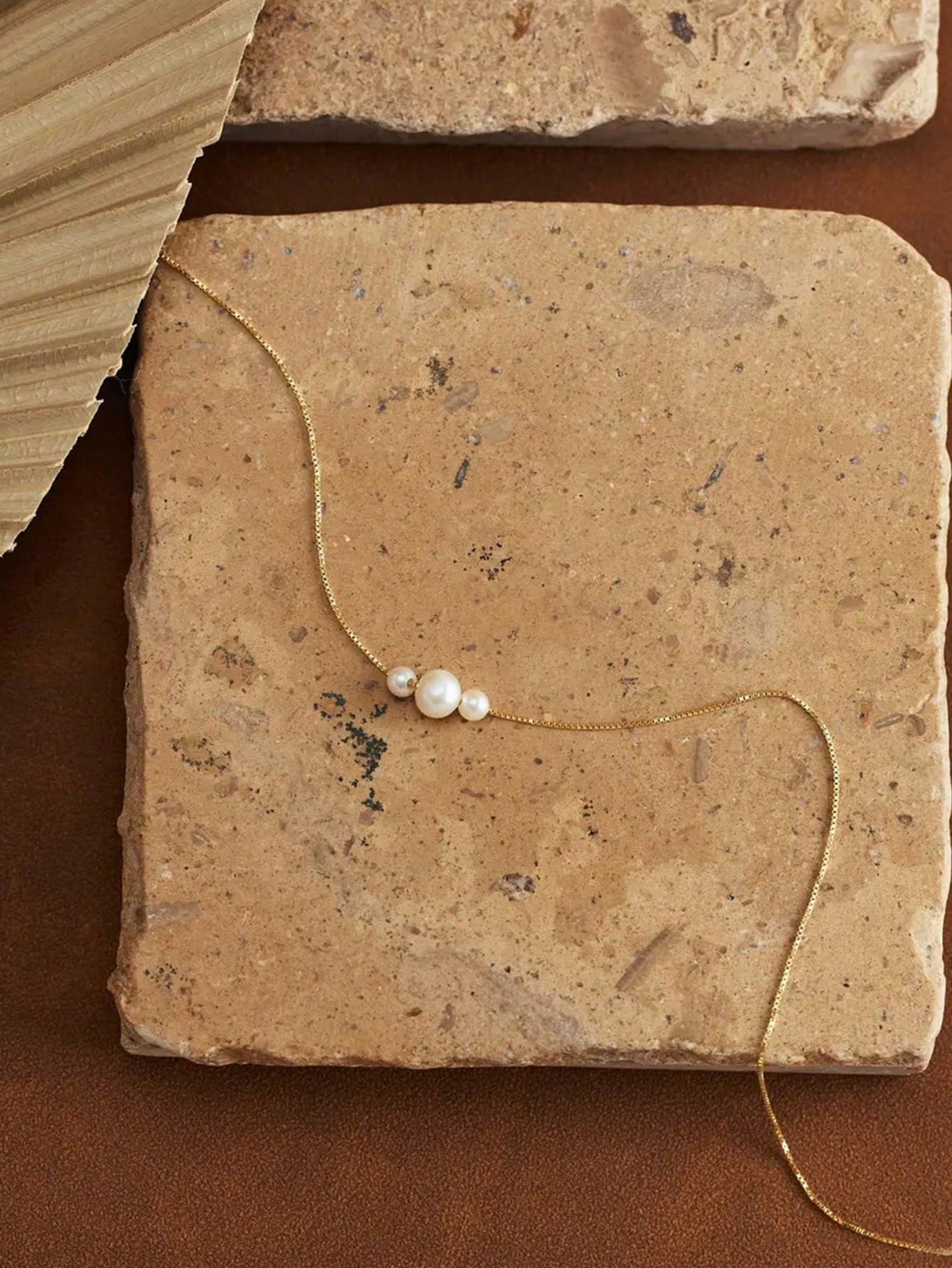 Collier perles fausses minimaliste - Quotidien femme