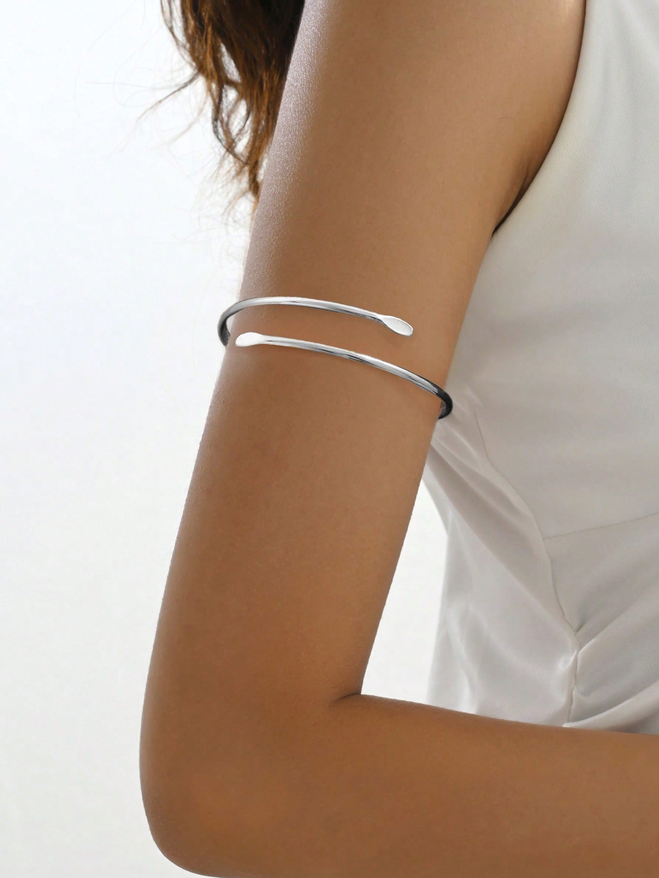 Brassard métal spirale lisse - Accessoire couple