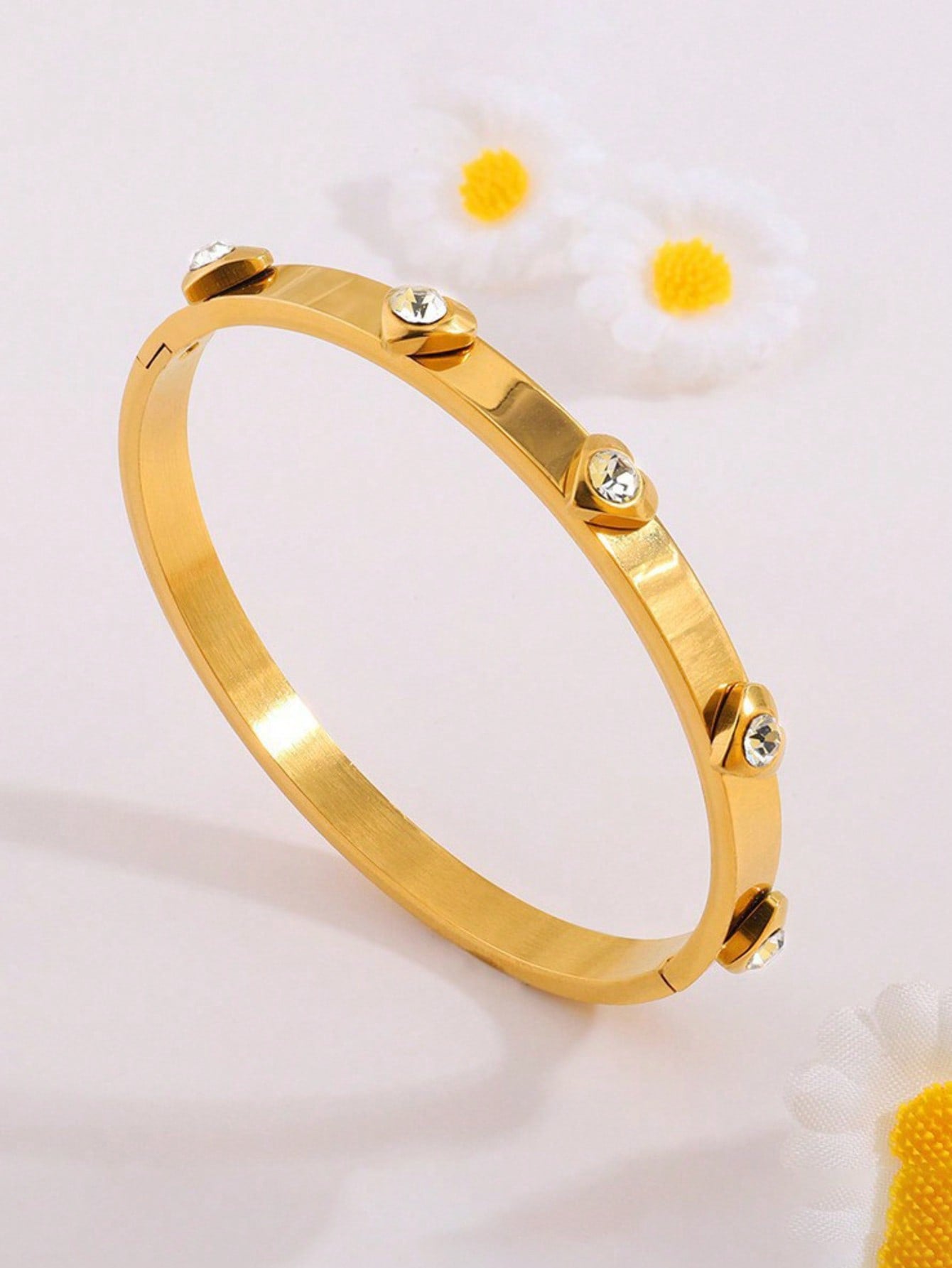 Bracelet cœur acier inoxydable - imperméable - femme