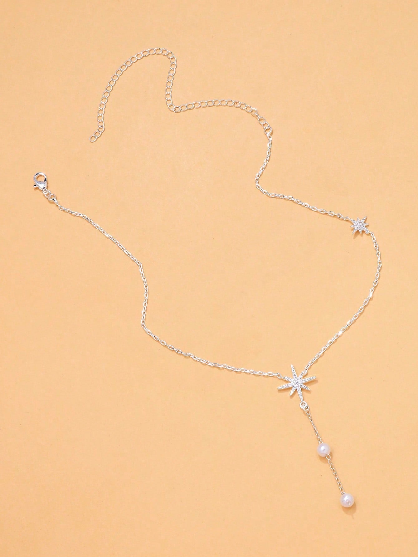 Collier ras du cou octogonal micro-diamants pour femmes