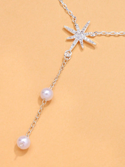 Collier ras du cou octogonal micro-diamants pour femmes
