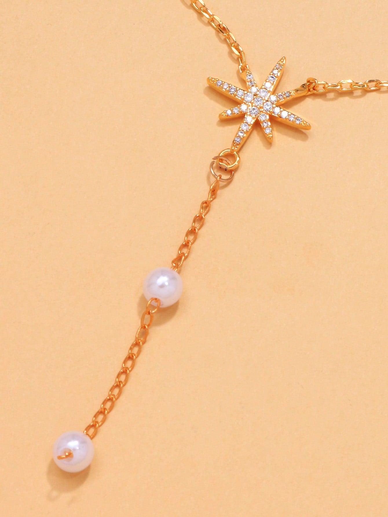 Collier ras-du-cou octogonal micro-diamants pour femmes