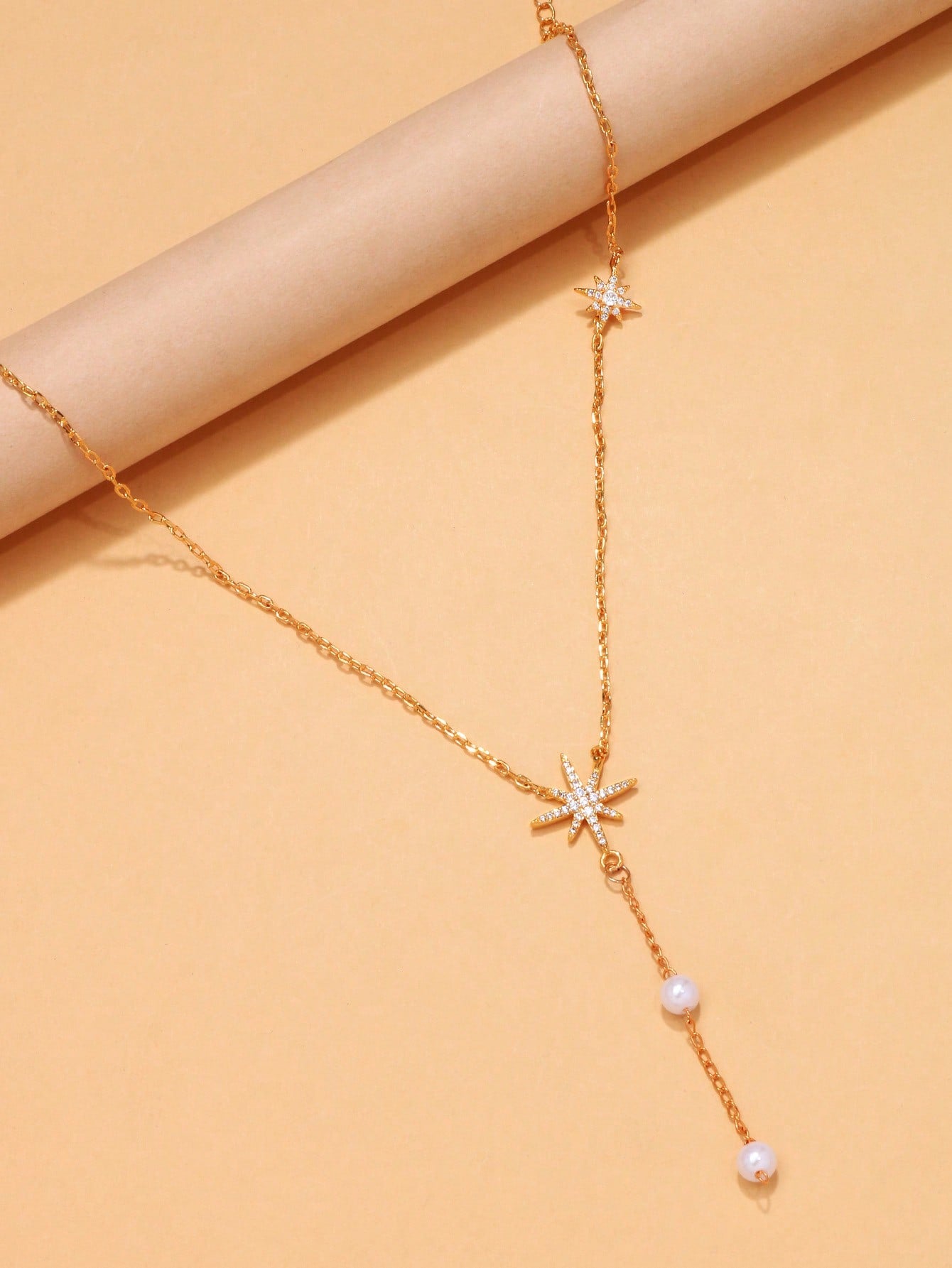 Collier ras-du-cou octogonal micro-diamants pour femmes