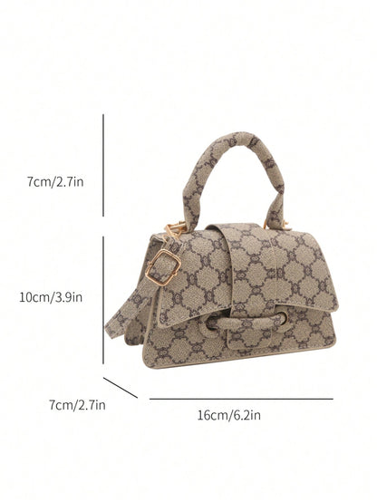 Sac à main carré mini pour femme, couleur unie, polyvalent