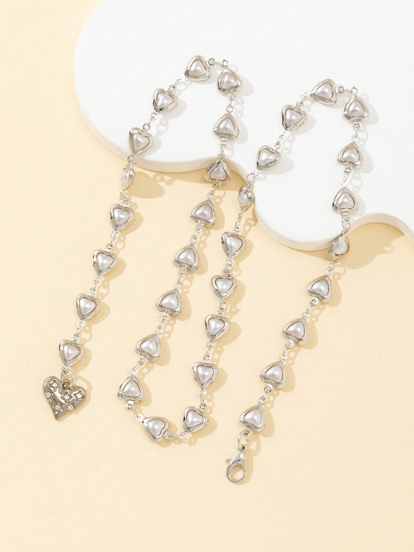 Collier long en or/argent chaîne Y pour décolleté