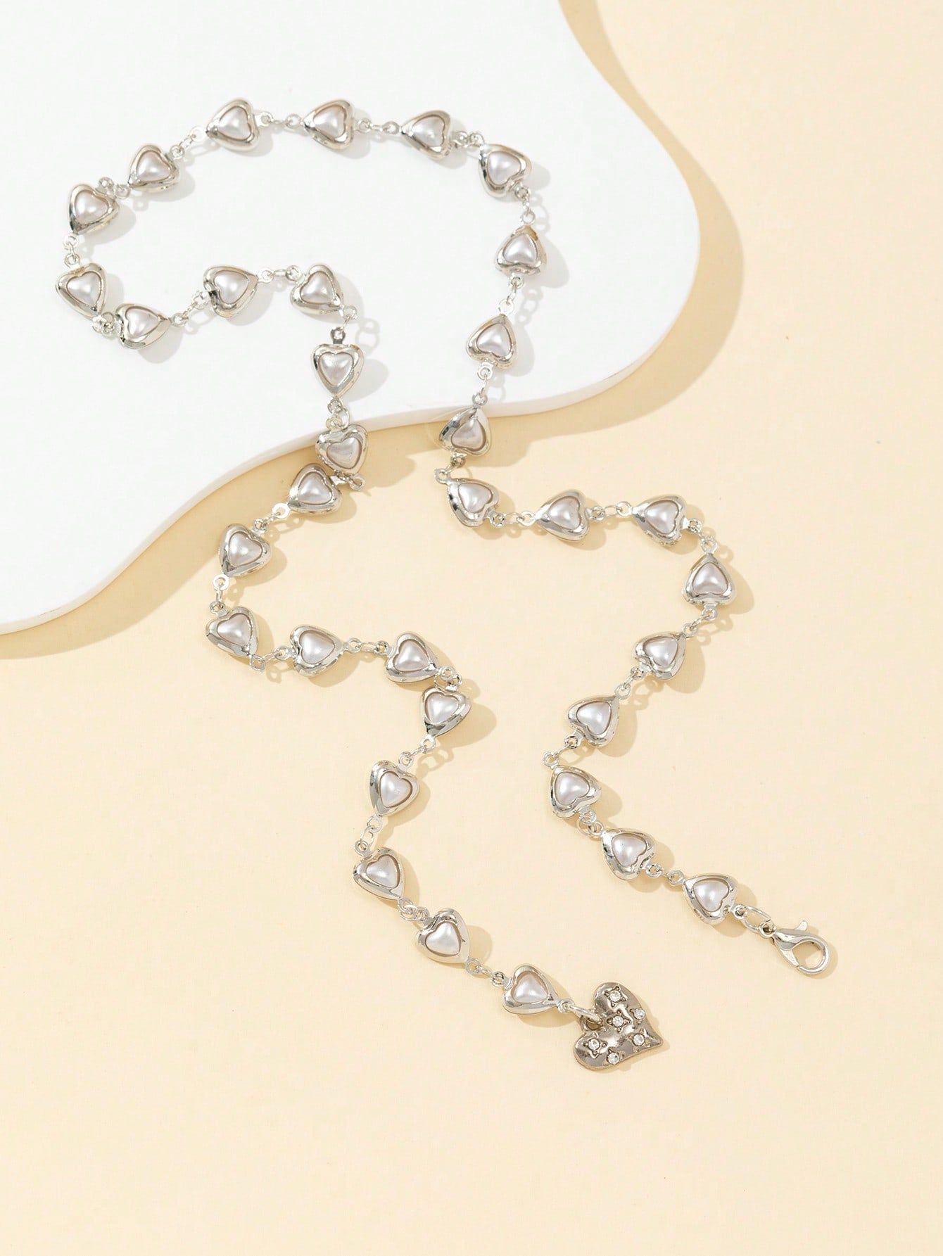 Collier long en or/argent chaîne Y pour décolleté
